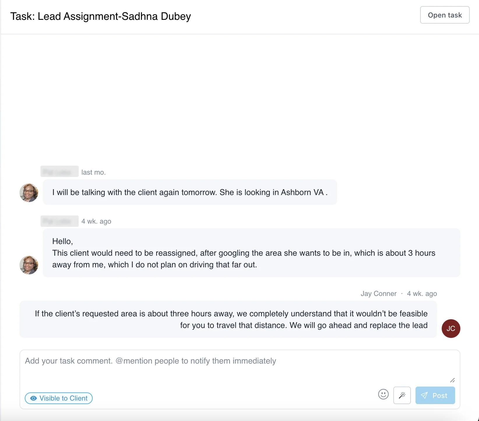 Portal Client Feedback 3